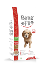 Hrană uscată pentru câine, Junior, Talie medie, Benefit, Miel & orez, 12kg