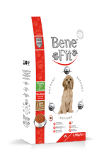 Hrană uscată pentru câine, Junior, Talie medie, Benefit, Miel & orez, 2.5kg