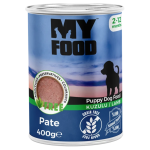 Hrană umedă pate pentru câine, Junior, MyFood, Miel, 400g