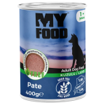 Hrană umedă pate pentru câine, Adult, MyFood, Miel, 400g