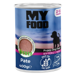 Hrană umedă pate pentru câine, Junior, MyFood, Vită, 400g