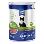 Hrană umedă pate pentru pisică, Adult, PawPaw, Miel, 400g