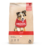 Hrană uscată pentru câine, Junior, Midos, Miel, 15kg