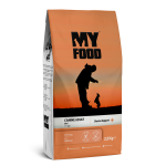 Hrană uscată pentru câine, Adult, Talie mică, MyFood, Somon, 2.5kg, Derma Support