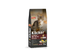 Hrană uscată pisică junior, fără cereale, Klicker, cu carne de pui, 12 kg, super premium, creștere sănătoasă, imunitate puternică, blană strălucitoare