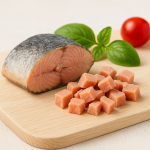 Hrană umedă pentru câine adult, PAWPAW, bucăți de pește în sos, 400 g, conținut scăzut de cereale, digestie ușoară, hidratare optimă și gust delicios - imagine 2