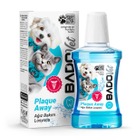 Soluție lichidă pentru curățarea dinților la câini și pisici, BadoVet, îngrijire orală, 250 ml, protecție împotriva tartrului, respirație proaspătă și igienă zilnică