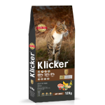 Hrană uscată pentru pisică, Adult, Klicker, Somon & legume, 12kg, Fără cereale