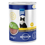 Hrană umedă pate pentru pisică, Adult, PawPaw, Pui, 400g